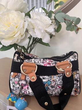 Vintage Tokidoki Printed Barrel Bag